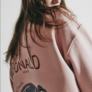Ordinary people X Disney Donald Sweatshirts Pink size 1